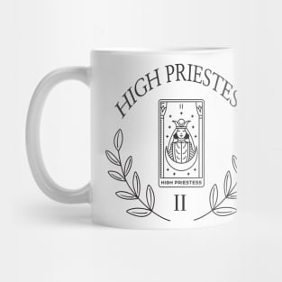 minimalistic high priestess tarot Mug